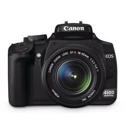 Reflex - Canon EOS 450D Noir Canon Zoom Lens EF-S IS 18-55 mm f/3.5-5.6