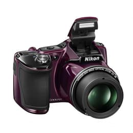 Bridge - Nikon Coolpix L830 Prune Nikon Nikkor 34X Wide Optical Zoom ED VR 22.5–765mm f/3–5.9