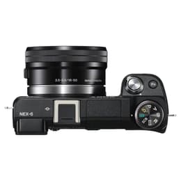 Hybride - Sony Alpha NEX-6 Noir Sony Sony E 16-50 mm f/3.5-5.6 PZ OSS