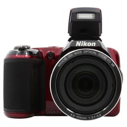 Compact - Nikon Coolpix L810 Rouge Nikon Nikkor 26X Wide Optical Zoom ED VR 22.5-585mm f/3.1-5.9