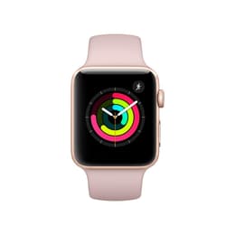 Apple Watch (Series 3) 42 - Aluminium Or - Bracelet Sport Rose