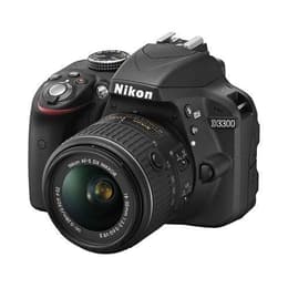 Reflex - Nikon D3300 Noir Nikon AF-S DX Nikkor 18-55mm f/3.5-5.6G VR II
