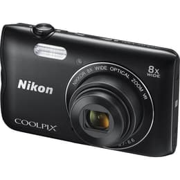 Compact - Nikon Coolpix A300 Noir Nikon Nikkor 8x Wide Optical Zoom 25-200mm f/3.7-6.6 VR