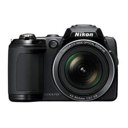 Compact - Nikon Coolpix L120 Noir Nikon Nikkor 21X Wide Optical Zoom VR 25–525mm f/3.1–5.8