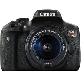 Reflex - Canon EOS Rebel T6I Noir Canon Zoom Lens EF-S 18-55mm f/3.5-5.6 IS STM