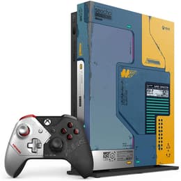 Xbox One X 1000Go - Jaune/Bleu - Edition limitée CyberPunk 2077 + CyberPunk 2077