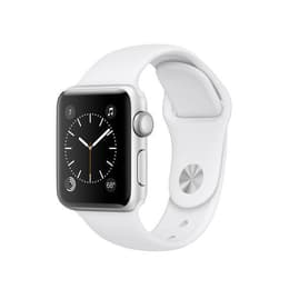 Apple Watch (Series 2) 38 - Aluminium Argent - Bracelet Sport Blanc