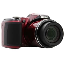 Compact - Nikon Coolpix L810 Rouge Nikon Nikkor 26X Wide Optical Zoom ED VR 22.5-585mm f/3.1-5.9