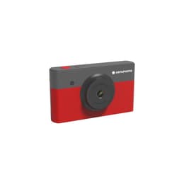 Instantané - Agfa AMS23RD Mini Boitier seul Rouge