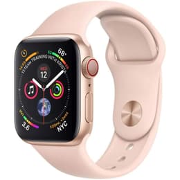 Apple Watch (Series 4) GPS + Cellular 40 mm - Aluminium Or - Sport Rose des sables