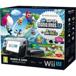 Wii U Premium 32Go - Noir + Super Mario Bros + Super Luigi