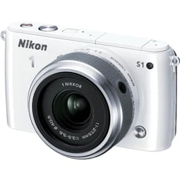 Hybride - Nikon 1 S1 Blanc Nikon Nikkor 11-27.5mm f/3.5-5.6 + Nikkor 30-110mm f/3.8-5.6