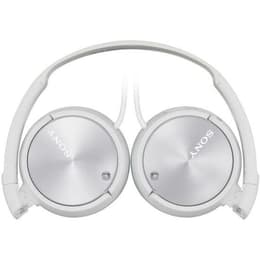 Casque réducteur de bruit filaire avec micro Sony MDR-ZX110NA - Blanc
