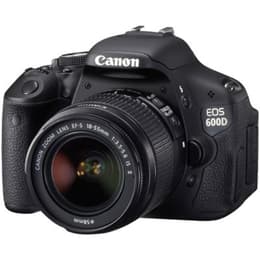 Reflex - Canon EOS 600D - Noir + Objectifs Canon EF-S 18-55mm f/3.5-5.6 IS II + Canon EF 50mm f/1.8 II