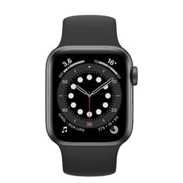 Apple Watch (Series 6) 40 - Aluminium Gris sidéral - Bracelet Sport Noir