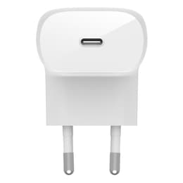 Belkin - Pack Chargeur 30W Rapide USB-C fast charge + Cable Lightning - 1m - Blanc