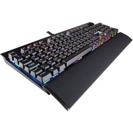 Clavier Corsair QWERTY Anglais (US) rétroéclairé K70 Lux RGB MX Brown