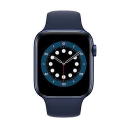 Apple Watch (Series 7) GPS 41 mm - Aluminium Noir - Bracelet sport Bleu