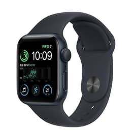 Apple Watch (Series SE) GPS 44 mm - Aluminium Noir - Bracelet sport Noir
