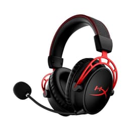 Casque réducteur de bruit gaming sans fil avec micro Hyperx Cloud Alpha Wireless - Noir/Rouge