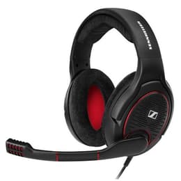 Casque réducteur de bruit gaming filaire avec micro Sennheiser Game One - Noir/Rouge