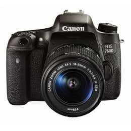 Reflex - Canon EOS 760D - Noir + Objectif 18-55mm