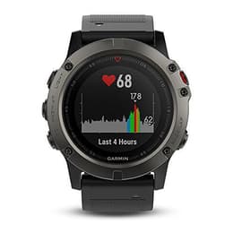 Montre Garmin Cardio GPS Fēnix 5X Saphire - Noir