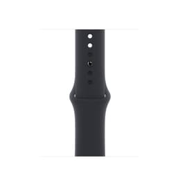 Apple Watch Series 7 (2021) GPS + Cellular 45 mm - Acier inoxydable Or - Bracelet sport Black
