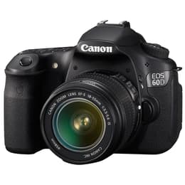 Reflex - Canon EOS 60D - Noir + Objectif EF-S 18-55mm 1:3.5-5.6 IS