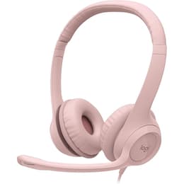 Casque gaming filaire avec micro Logitech H390 - Rose