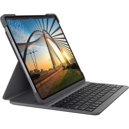 Clavier Logitech QWERTY Anglais (UK) Sans-fil rétroéclairé ‎Slim Folio Pro for iPad Pro 12.9-inch