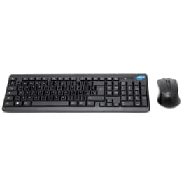 Clavier Simpletek QWERTY Espagnol Sans-fil Mouse + Keyboard with Stickers 1000 DPI 2.4G Nano reciever