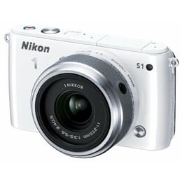 Hybride - Nikon 1 s1 - Blanc + Objectif 1 Nikkor 11-27.5