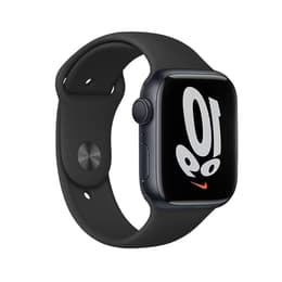 Apple Watch Series 7 (2021) GPS + Cellular 45 mm - Aluminium Minuit - Bracelet sport Black