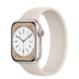 Apple Watch (Series 8) 2022 GPS 45 mm - Aluminium Rose - Bracelet sport Rose