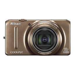 Compact Nikon Coolpix S9200 - Marron