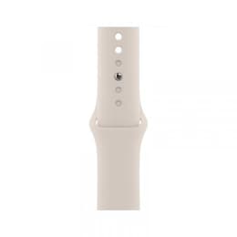 Apple Watch Series 9 (2023) GPS + Cellular 41 mm - Acier inoxydable Or - Bracelet sport Starlight