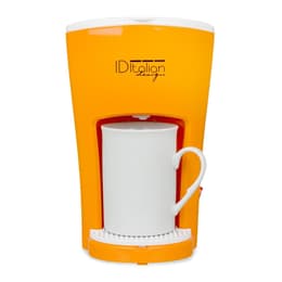 Cafetière Sans capsules Italian Design IDECUCOF01 Funny Pro Coffee Maker 0.15L - Blanc/Orange