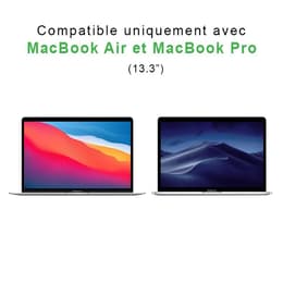 Back Market - Housse pour 13" - Mousse et velours / Tissu 60 % recyclé - Noir