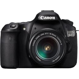 Reflex - Canon EOS 60D - Noir + Objectif EF-S 18-55mm 1:3.5-5.6 IS II