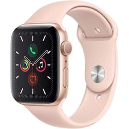 Apple Watch (Series 5) 2019 GPS 44 mm - Aluminium Or - Boucle sport Rose