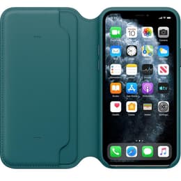 Coque folio Apple iPhone 11 Pro - Cuir Bleu