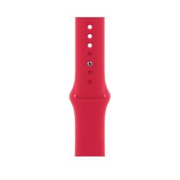 Apple Watch (Series 8) 2022 GPS 45 mm - Aluminium Rouge - Bracelet sport Rouge