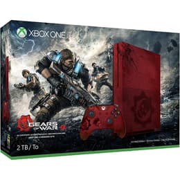 Xbox One S 2000Go - Rouge - Edition limitée Gears of War 4 + Gears of War 4