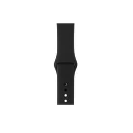 Apple Watch (Series 3) 2017 GPS 42 mm - Aluminium Gris sidéral - Sport Noir