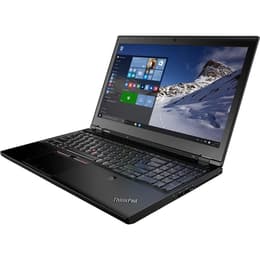 Lenovo ThinkPad P50 15" Core i7 2.6 GHz - SSD 256 Go - 8 Go QWERTY - Anglais