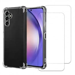 Coque Galaxy A54 et 2 écrans de protection - TPU - Transparent