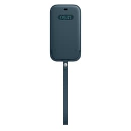 Coque Apple iPhone 12 / iPhone 12 Pro - Magsafe - Cuir Bleu