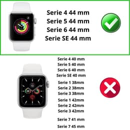 Coque Apple Watch Series 5 - 44 mm - Plastique - Transparent