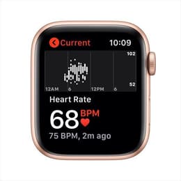 Apple Watch Series SE 1 (2020) GPS + Cellular 44 mm - Aluminium Or - Bracelet sport Pink